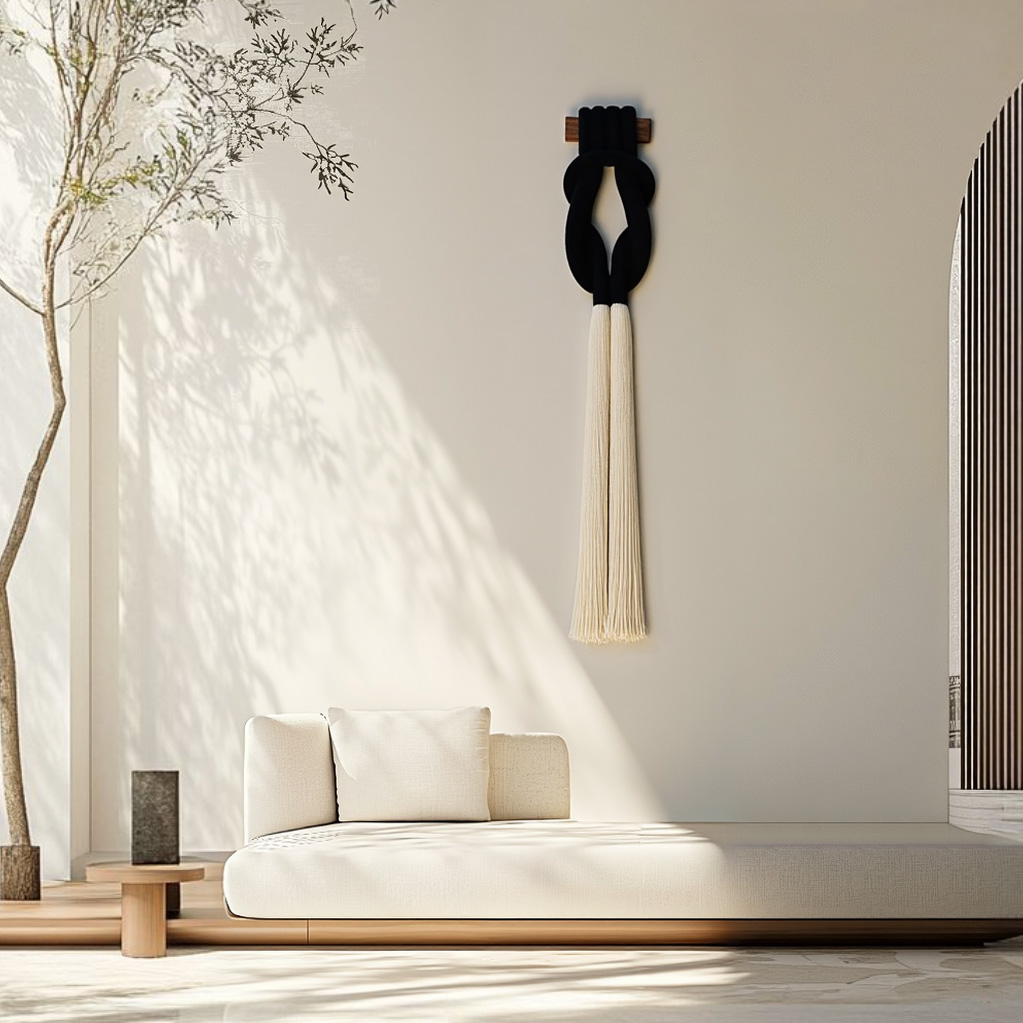 Sustainable Living Walla Walla - # ジセンヌ ラージノット アールデコ コットンロープ マクラメ