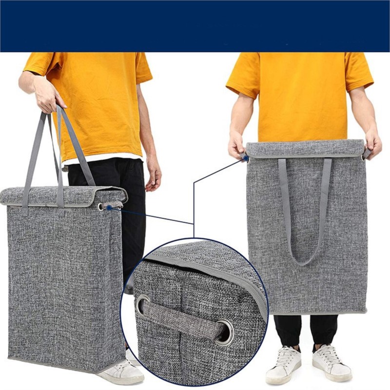 コットンリネンランドリーバスケット蓋付き狭いストリップ汚れた - Laundry Strip Eco のレビューと価格