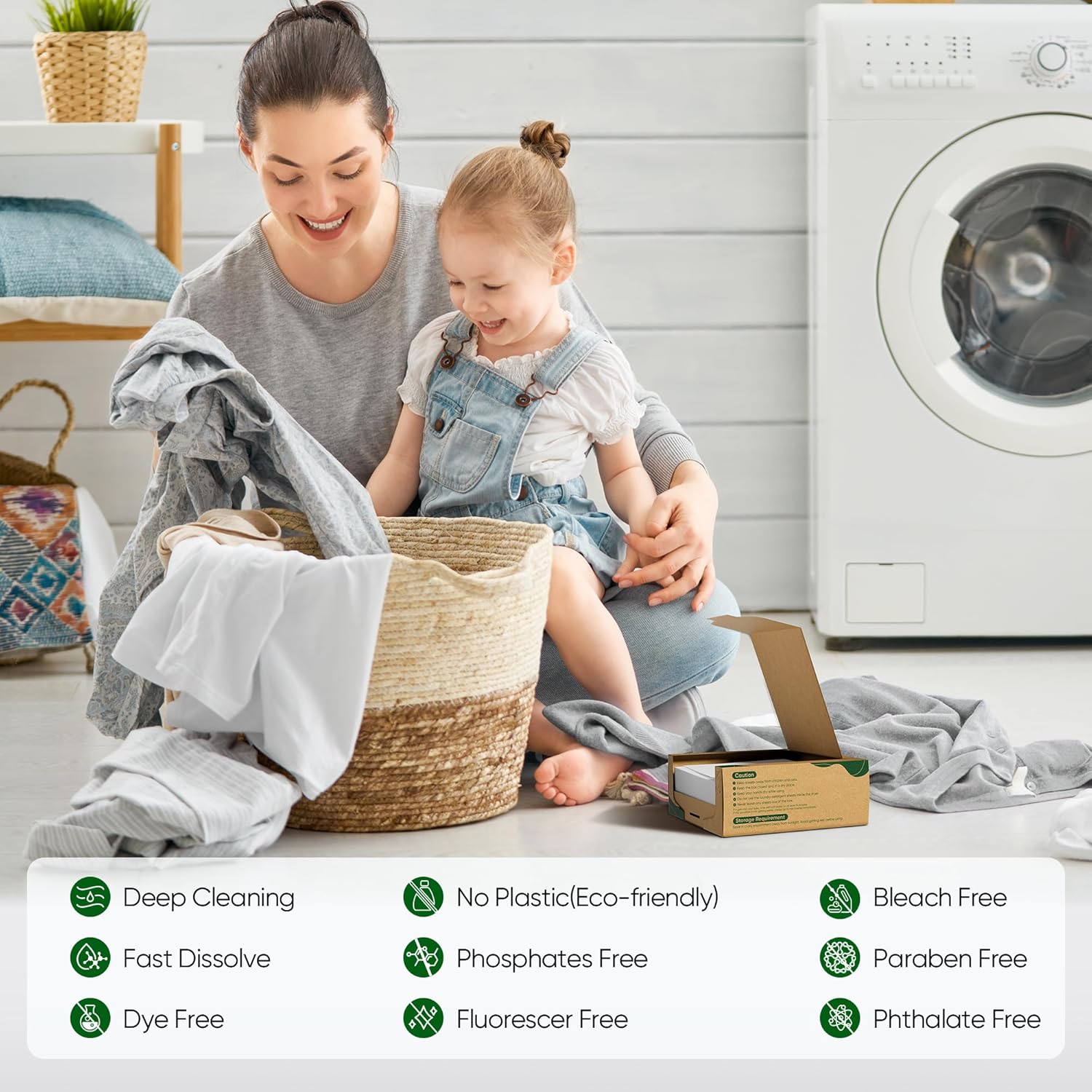 旅行用洗濯洗剤シート 300回分 環境に優しい洗濯洗剤シート - Laundry Strip Eco のレビューと価格