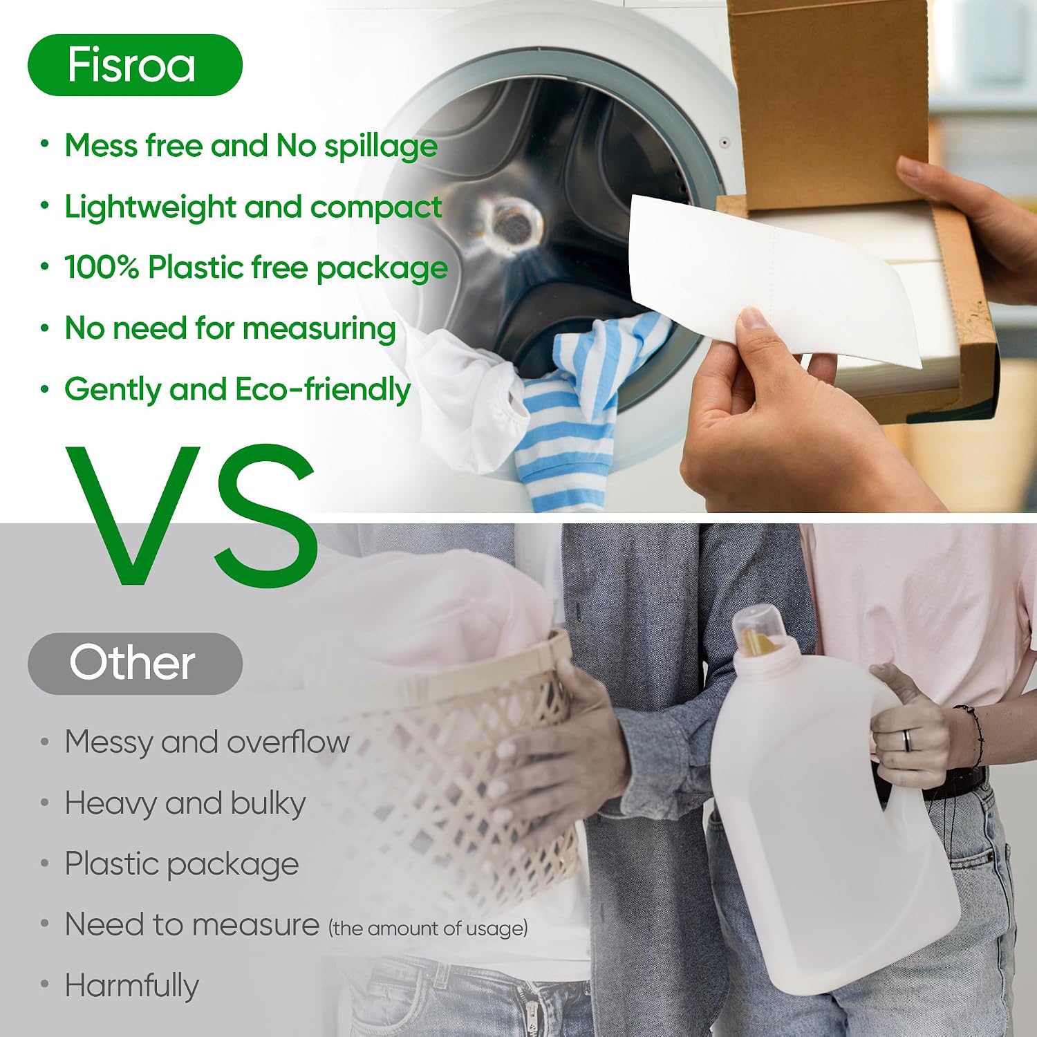 旅行用洗濯洗剤シート 300回分 環境に優しい洗濯洗剤シート - Laundry Strip Eco のレビューと価格