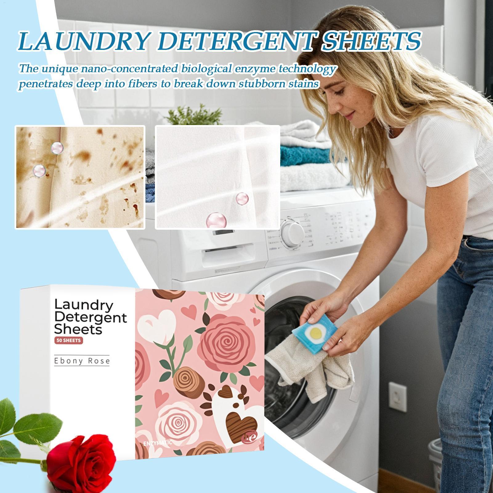 エコフレンドリーな洗濯石鹸シート 50枚入り/セット 水溶性 - Laundry Strip Eco のレビューと価格